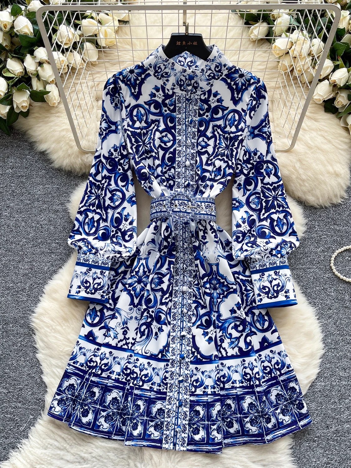 See you there print dress ED153 images